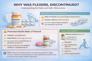Why was flexeril discontinued