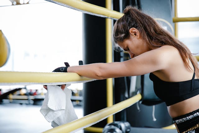 Feeling nauseous after workout