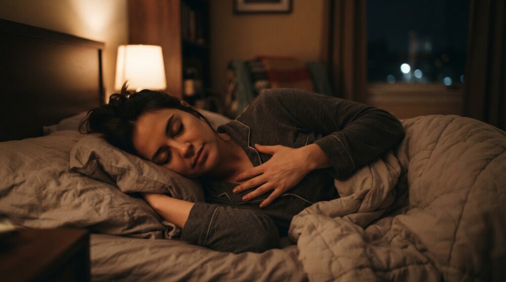heart palpitations at night causes