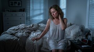 why do i get hot flashes at night