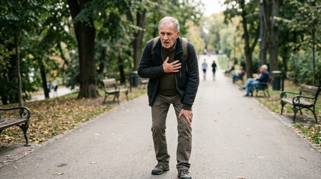 shortness of breath when walking